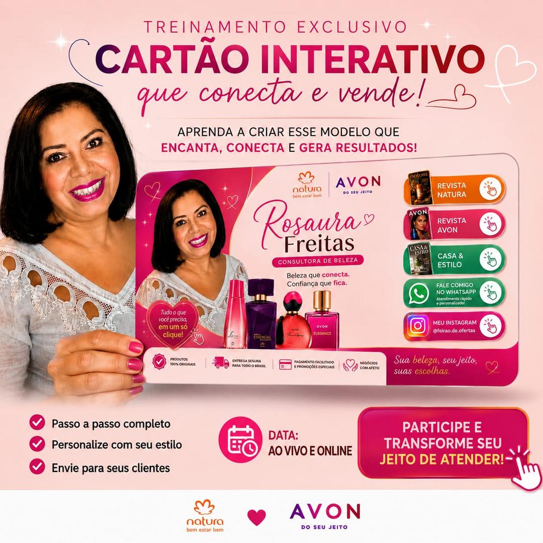 estrategia-de-vendas-usando-ia-novo-modelo-cartao-interativo-da-consultora-de-beleza-com-todas-as-revistas-e-rede-sociais-clicaveis-otimize-seu-tempo-cbt-1905-08h00