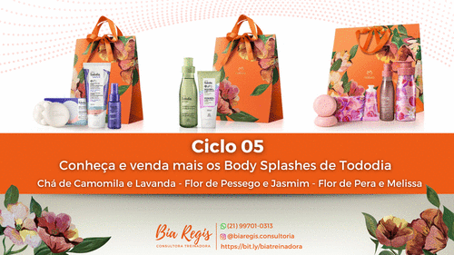 #movimentoperfumado2026 #produto Ciclo 05: Conheça e venda mais os Presentes com Body Splashes de Tododia - Especial Dia das Mães - CBT - 24/03 - 18h00