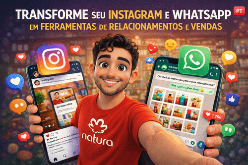 TRANSFORME O INSTAGRAM E WHATSAPP EM FERRAMENTAS DE VENDAS E RELACIONAMENTOS. - VENDAS É RELAÇÃO, USE AS REDES AO SEU FAVOR PARA SE CONECTSR COM O SEU CLIENTES E TER VENDAS GARANTIDAS... - CBT - 20/03 - 07h30