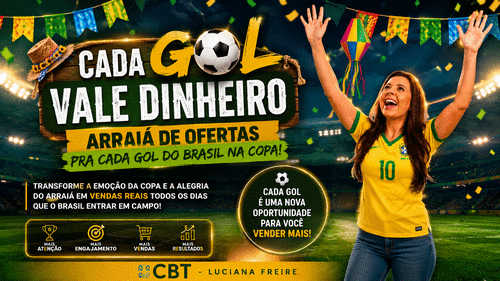 Cada gol vale dinheiro - Transformando a copa em vendas - CBT - 24/06 - 13h15
