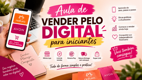 Vem vender no Digital aula Teórica - Vem vender no Digital passo a passo para sair venda - CBT - 21/09 - 09h00