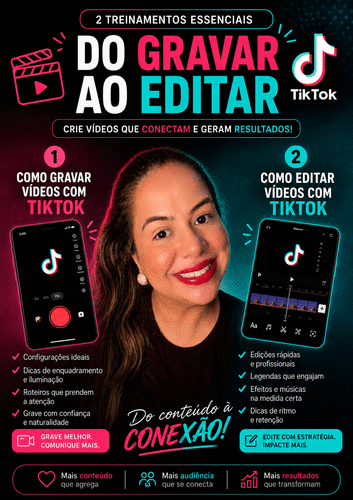 VENDAS COM TIKTOK - Como gravar vídeos com o tiktok - CBT - 21/05 - 14h50