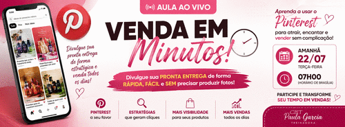 Venda em Minutos - Divulgue sua pronta entrega de forma rápido, fácil e sem precisar produzir fotos! - CBT - 22/07 - 12h28
