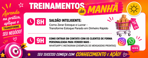 Saldão Inteligente: Como Zerar Estoque e Lucrar - Transforme Estoque Parado em Dinheiro Rápido - CBT - 23/06 - 08h00