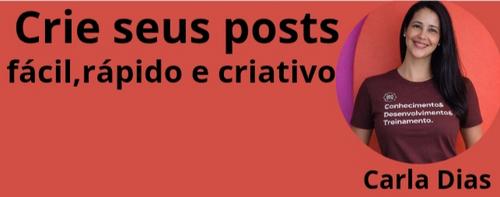 COMECE A SEMANA VENDENDO MAIS! Minha divulgação - criar posts que chamam atenção e geram vendas em apenas 3 passos simples, rápidos e práticos - CBT - 06/04 - 06h40