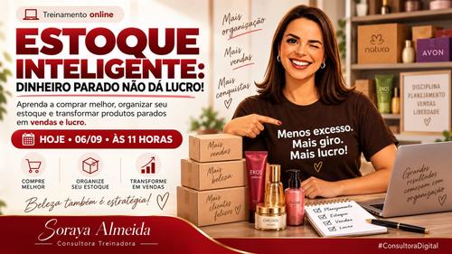 #FinançasEmDia - ESTOQUE INTELIGENTE: DINHEIRO PARADO NÃO DÁ LUCRO. - Aprenda a comprar melhor, organizar seu estoque e transformar produtos parados em vendas e lucro. - CBT - 06/09 - 11h00