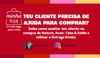Minha Loja: cliente acompanhado compra mais #JornadaDigital - Saiba como auxiliar teu cliente na compra de Natura, Avon, Casa & Estilo e utilizar a Entrega Direta. - CBT - 18/08 - 18h00