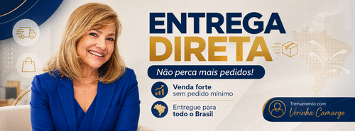 Aprenda a vender mesmo sem ter o produto em mãos, - Entrega Direta: não perca mais pedidos! Venda sem pedido mínimo e entregue para todo o Brasil - CBT - 11/05 - 08h00