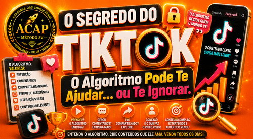 O SEGREDO DO TIKTOK - O ALGORITMO PODE TE AJUDAR OU TE IGONORAR - CBT - 10/08 - 10h59