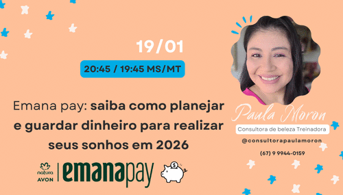 Emana Pay: - saiba como planejar e guardar dinheiro para realizar seus sonhos em 2026 - CBT - 19/01 - 20h45