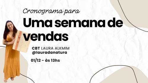 SEMANA DE SUCESSO - CRONOGRAMA PARA UMA SEMANA DE VENDAS - CBT - 01/12 - 12h59