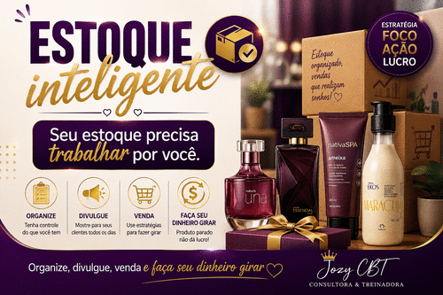 estoque inteligente - Seu estoque precisa trabalhar por você. Organize, divulgue, venda e faça seu dinheiro girar - CBT - 10/08 - 08h15
