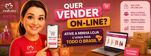 Quer vender on-line? Ative a Minha loja e venda para todo o Brasil. - . - GN - ALEKSANDRA FERREIRA - 02/06 - 18h50