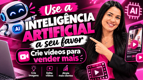 Vem aprender como usar a inteligência artificial a favor do seu negócio - Imagine criar vídeos para divulgar seus produtos sem precisar passar horas editando - CBT - 19/09 - 20h00