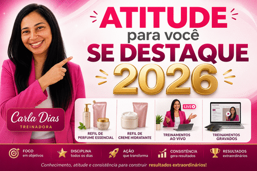 ATITUDES PARA SER DESTAQUE 2026 - Como está o seu desempenho?O que você pode conquistar com o programa! - CBT - 03/05 - 17h55