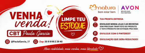 Pinterest: divulgação prática para consultores - Divulgue produtos Natura e Avon sem precisar tirar fotos, economize tempo e venda mais. - CBT - 03/09 - 07h00