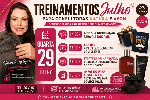 STORYTELLING NA PRÁTICA - SEQUÊNCIAS DE DIVULGAÇÃO DIA DOS PAIS - CBT - 29/07 - 16h00