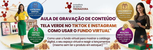 Aula 3 | Tela Verde no TikTok e Instagram - Marketing digital - CBT - 24/06 - 13h30