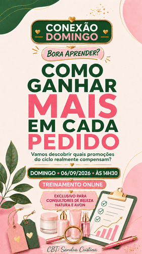 Como ganhar mais - em cada pedido - CBT - 06/09 - 14h30