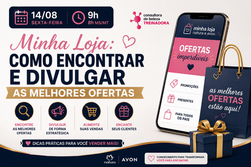 Minha loja: - Como encontrar e divulgar as melhores ofertas. - CBT - 14/08 - 08h58