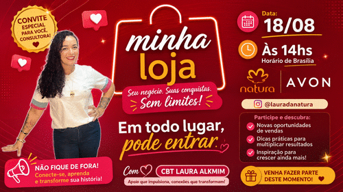 MINHA LOJA - PERSONALIZE E COMPARTILHE - CBT - 18/08 - 13h55