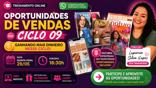 🚀🛍️Apresentação de ciclo 09: Oportunidades Imbativeis - Prepare-se Para Lucrar Muito Mais! - CBT - 29/05 - 16h30