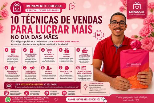 10 técnicas de vendas para lucrar mais no dia das Mães - Estratégia de vendas - CBT - 26/04 - 10h00