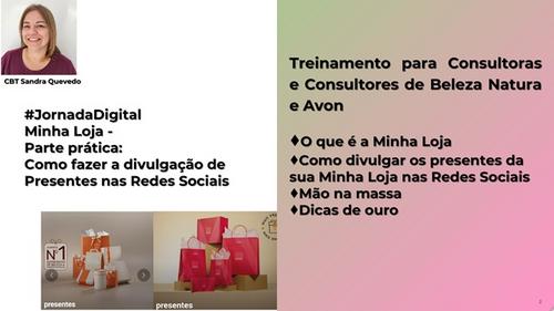 #JornadaDigital Minha Loja - Parte prática: Como fazer a divulgação de Presentes nas Redes Sociais - Redes Sociais - CBT - 23/01 - 22h00