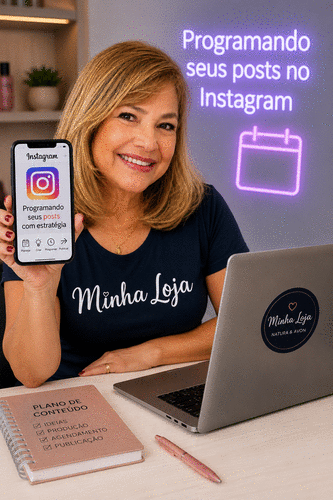 #Jornada digital Programando posts no instagram ganhando mais tempo para - Pra cuidar das vendas no presencial e sendo continua nas suas divulgações - CBT - 03/07 - 08h00