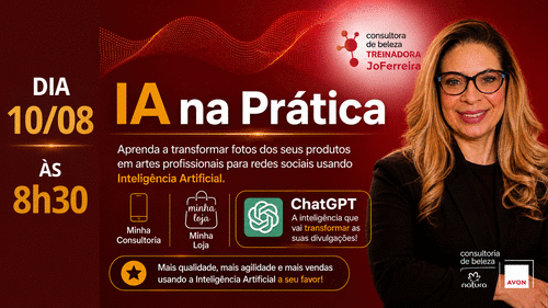 INTELIGÊNCIA ARTIFIAL PARA CONSULTORES - USE A I. A. PARA SUAS DIVULGAÇÕES COM CHATGPT - CBT - 10/08 - 08h30