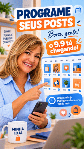 Como Programar seus Posts no Instagram - Ganhando mais tempo para cuidar das vendas presenciais - CBT - 08/09 - 08h00