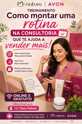 Rotina que te ajuda a vender - Como montar uma rotina na consultoria que te ajuda a vender mais - CBT - 08/08 - 10h00