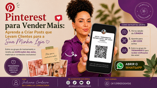 Pinterest para Vender Mais - Aprenda a Criar Posts que Levam Clientes para a Sua Minha Loja - CBT - 16/08 - 17h30