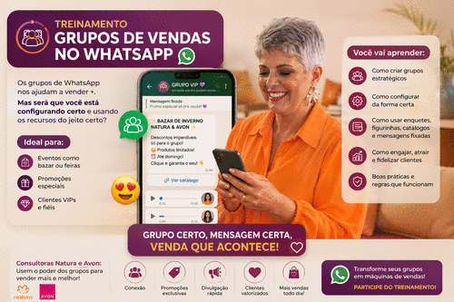 GRUPOS NO WHATSAPP - APRENDA A CRIAR, CONFIGURAR e usar os recursos - CBT - 31/05 - 14h50