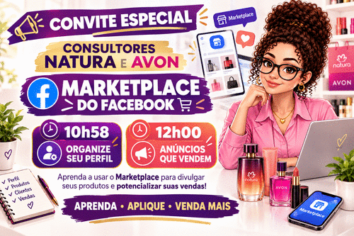 PROPAGANDA E MARKETING - MARKETPLACE DO FACEBOOK - PASSO A PASSO DE ANÚNCIOS QUE VENDEM - CBT - 28/09 - 12h00