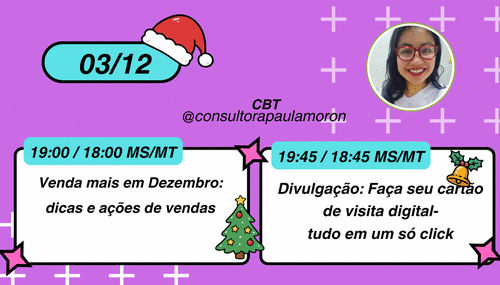 Venda mais em Dezembro: - dicas e ações de vendas - CBT - 03/12 - 18h59