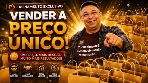 PREÇO ÚNICO - NUNCA FOI TÃO FÁCIL, FAZER MUITAS VENDAS EM POUCO TEMPO! - CBT - 13/10 - 14h30