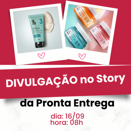 DIVULGAÇÃO DA PRONTA ENTREGA NOS STORIES DO INSTAGRAM - FOTO, VÍDEO E BUMERANGUE NA PRÁTICA - CBT - 16/09 - 08h00