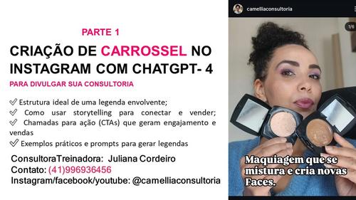 VENDA POR INFLUÊNCIA: - COMO CRIAR CARROSSEL NO INSTAGRAM COM INTELIGÊNCIA ARTIFICIAL - CBT - 15/03 - 09h30
