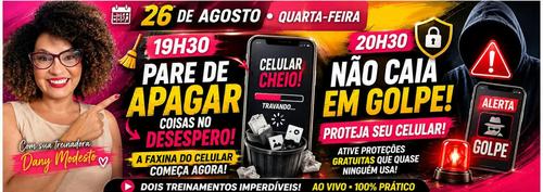#JORNADADIGITAL-LIMPEZA DE CELULAR - GANHE MAIS ESPAÇO E MEMÓRIA E NÃO PERCA VENDAS POR TER CELULAR LENTO - CBT - 26/08 - 19h30