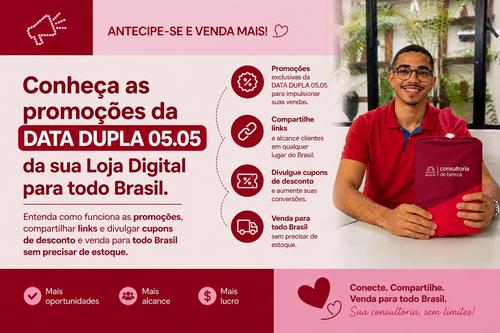 Conheça as promoções da Data Dupla 05.05 da sua loja Digital para todo Brasil - Divulgação - CBT - 05/05 - 08h00