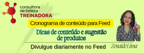 Cronograma semanal com dicas de divulgação e sugestão do que divulgar feed - Conteúdo para feed com sugestão do que divulgar diariamente - CBT - 02/08 - 19h00
