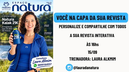 VOCÊ NA CAPA DA REVISTA - PERSONALIZE E COMPARTILHE SUA REVISTA INTERATIVA - CBT - 15/09 - 15h58