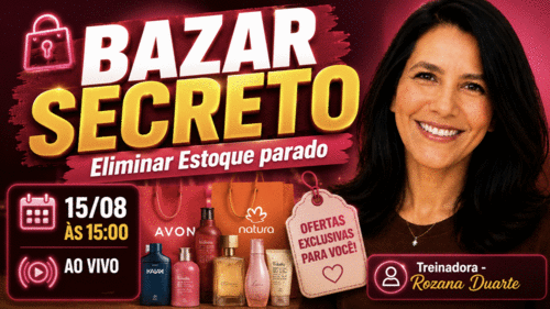 BAZAR SECRETO - Elimine Estoque Parado - CBT - 15/08 - 15h00