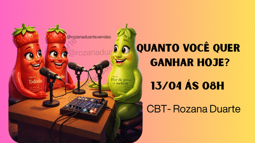 QUANTO QUERO GANHAR HOJE - Meta de Lucratividade para hoje - CBT - 13/04 - 08h00