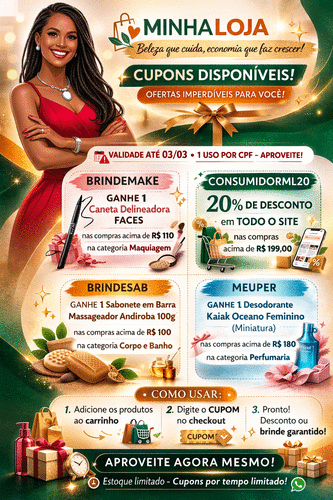 MINHALOJA - Cupons e administração das vendas - CBT - 19/03 - 10h50