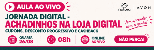 #JornadaDigital - Achadinhos na Loja Digital - Cupons, desconto progressivo e cashback - CBT - 26/08 - 08h00