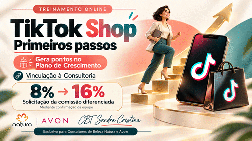 TikTok Shop: - vincule e ganhe mais - CBT - 04/10 - 14h30