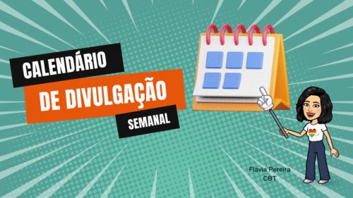 Calendário de divulgação semanal - . - CBT - 17/11 - 07h00