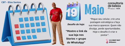 MAIO TURBINADO: DESAFIO CONSULTORA EM AÇÃO - Divulgação - CBT - 19/05 - 12h00